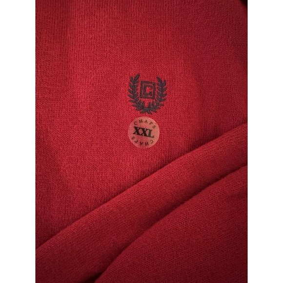Chaps NWT Men XXL quarter Zip Red Sweater - Picture 2 of 5